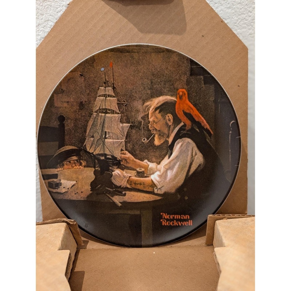Norman Rockwell "The Shipbuilder" Heritage Collection COA